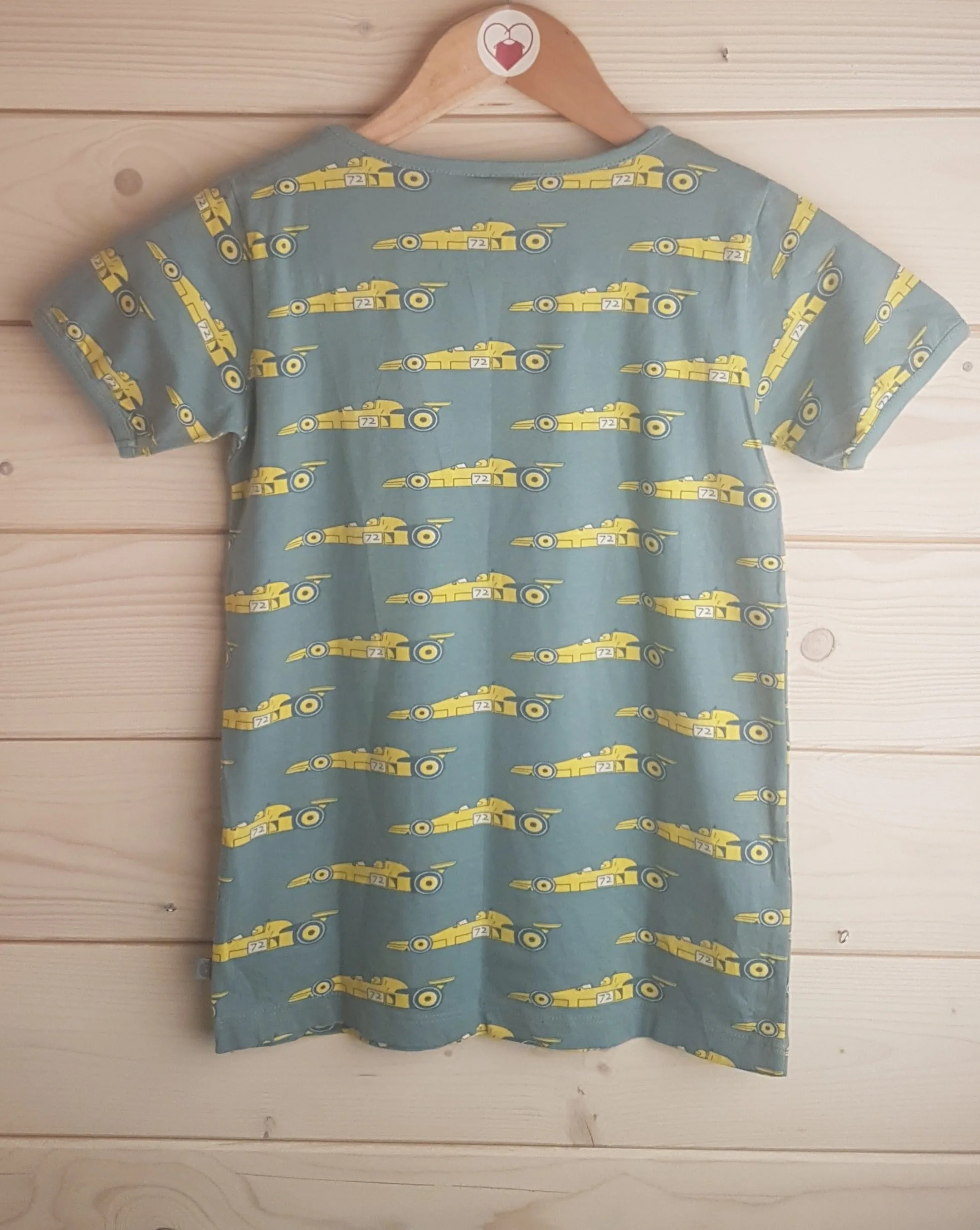 Green Racecar T-Shirt (11-12 Years)