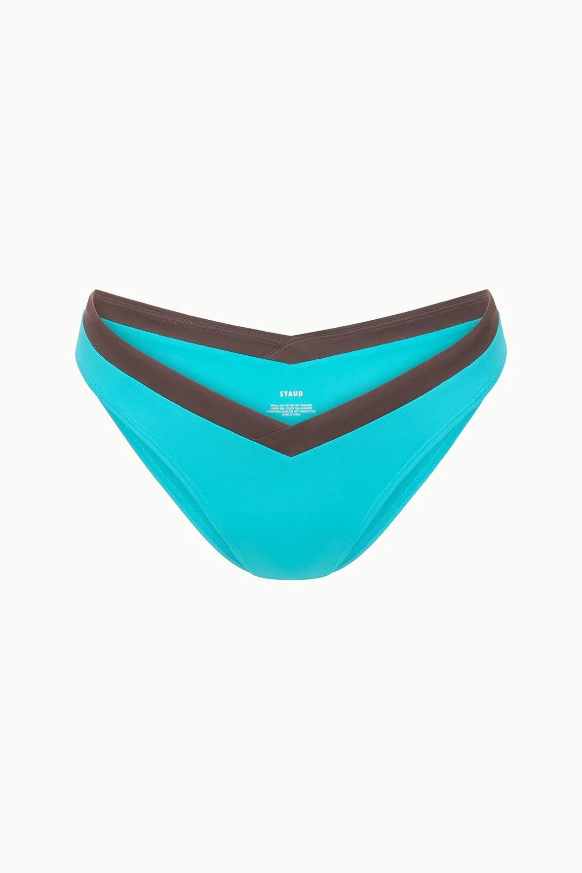 GWEN BIKINI BOTTOM | TEAL DARK CHOCOLATE