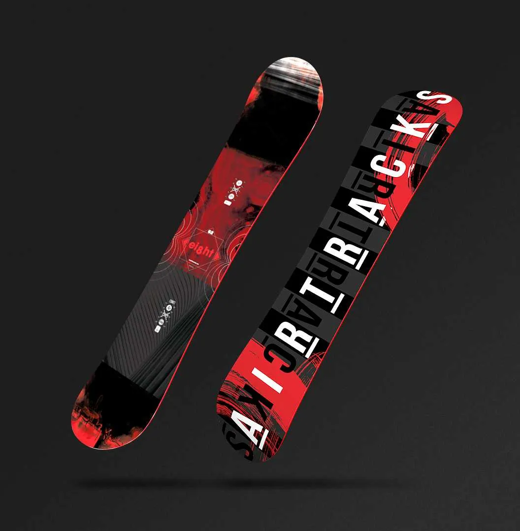Herren Snowboard Eight Hybrid Rocker Wide Setprodukt