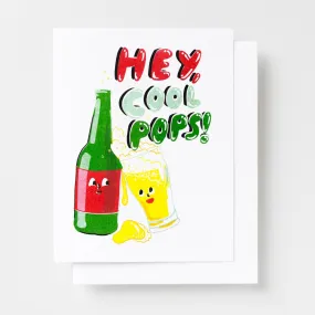 Hey Cool Pops - Risograph Card