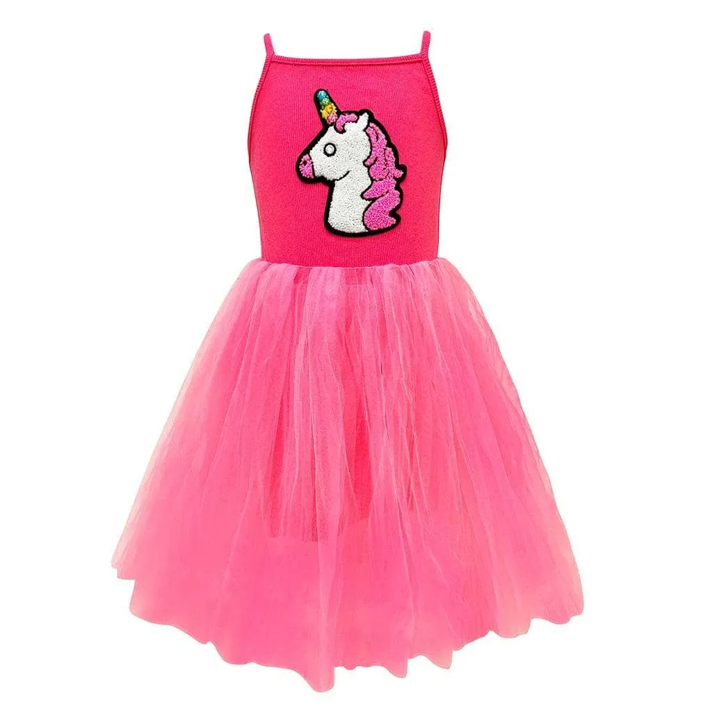 Hot Pink Unicorn Tutu Dress