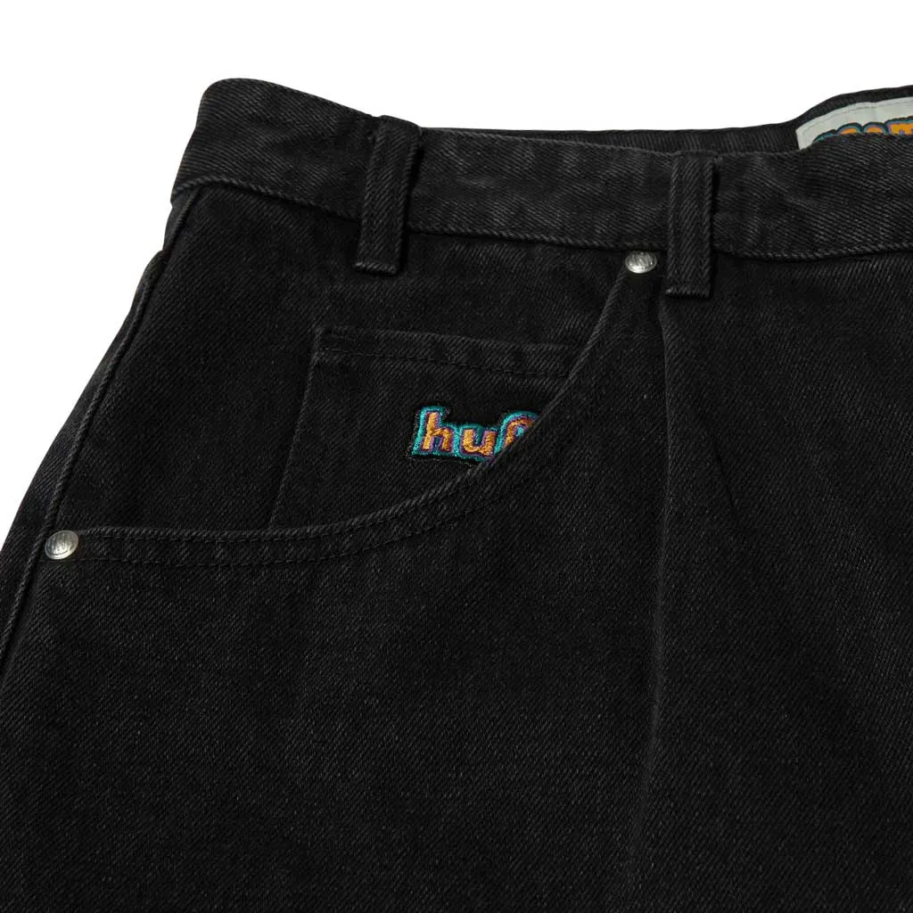 HUF CROMER SHORT - WASHED BLACK