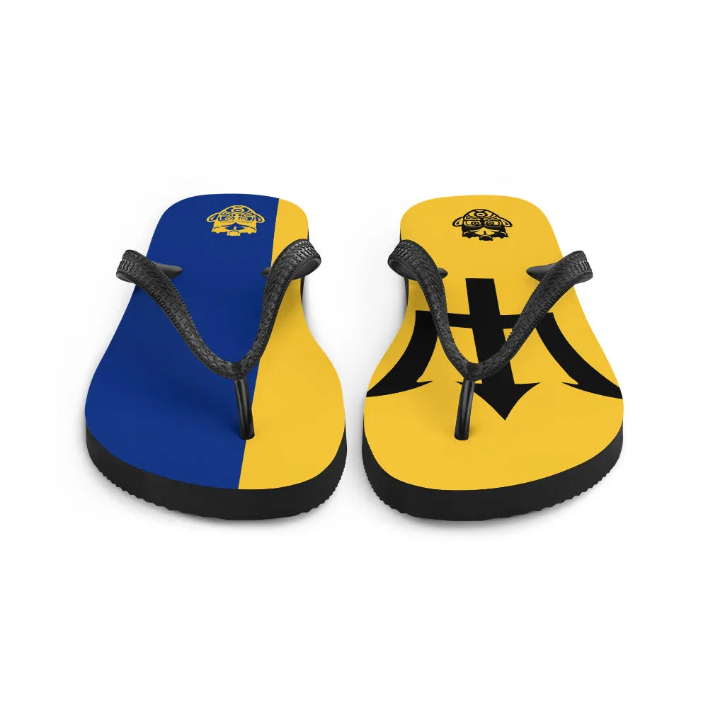 Island Flag - Barbados Flip Flops