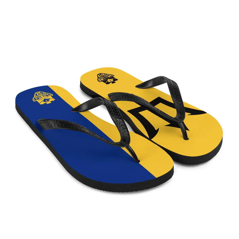 Island Flag - Barbados Flip Flops