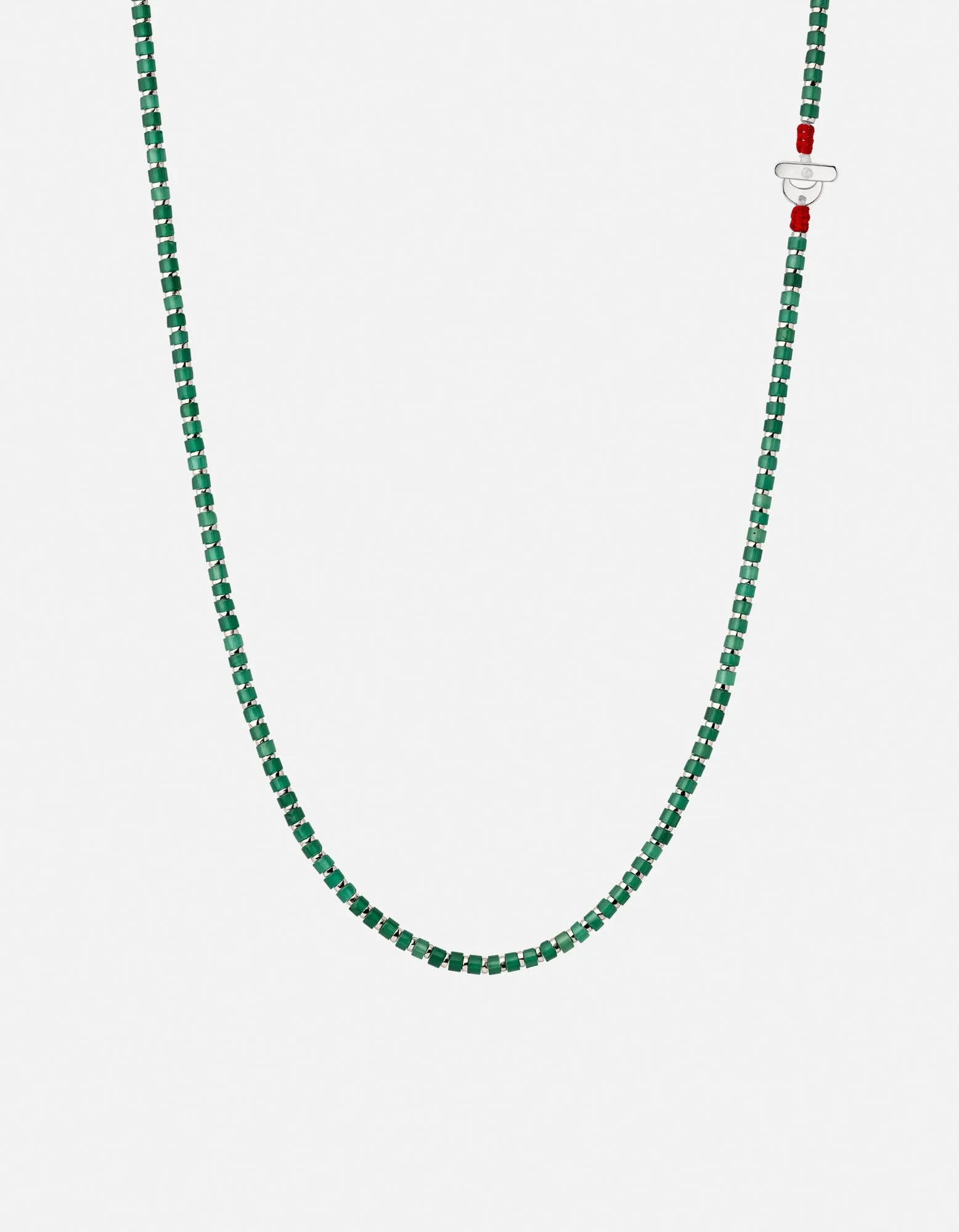 Kato Agate Necklace, Sterling Silver