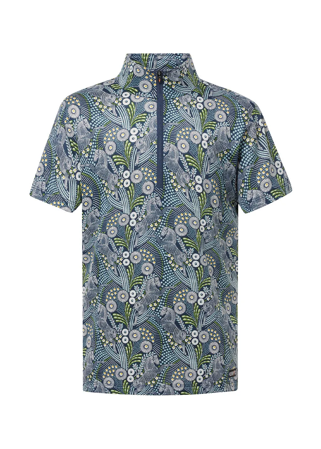 Kids Summer Ride Ice Fil® Short Sleeve Equestrian Shirt