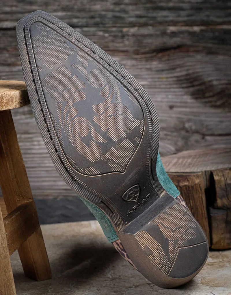 Ladies Bradley Turquoise Chelsea Western Bootie 10051058