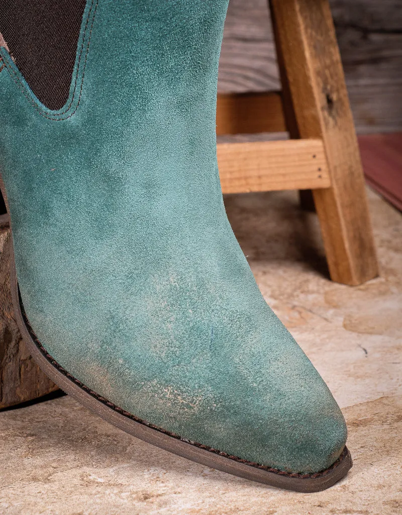 Ladies Bradley Turquoise Chelsea Western Bootie 10051058