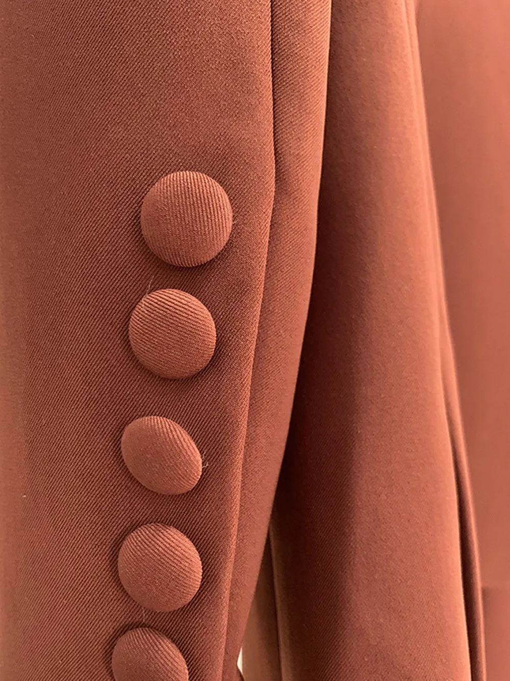 LIDA Blazer & Pants Set in Brown