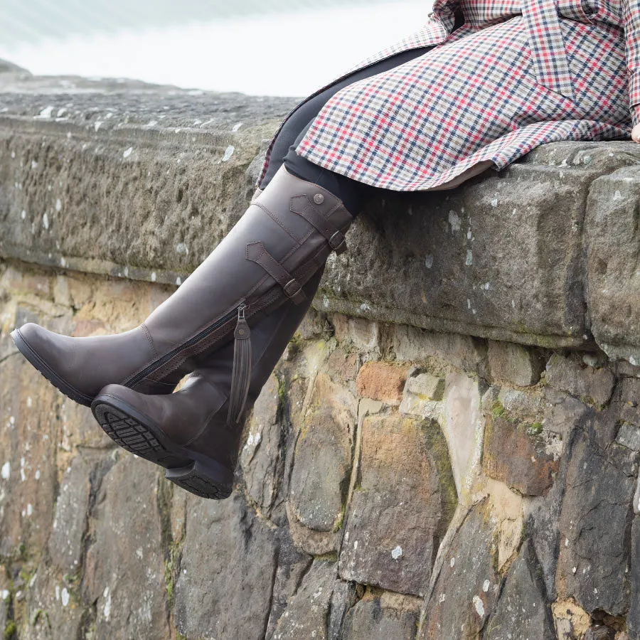 Lucianna Tassel Boots - Brown - Standard and Wide Fit