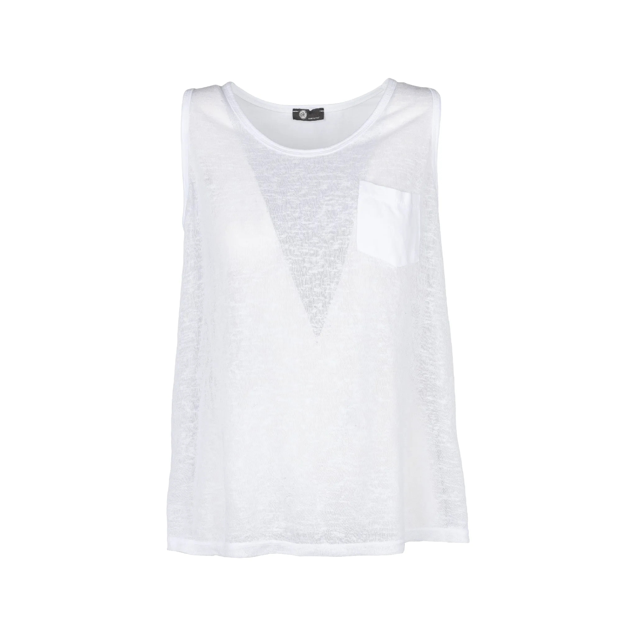 M Made in Italy  Women's Knitted Sleeveless Top