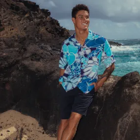 MEN'S RETRO SHIRT - COOL BLUE