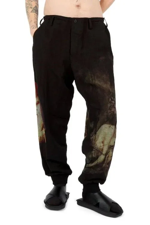 Nightmare Ribbed Hem Pants