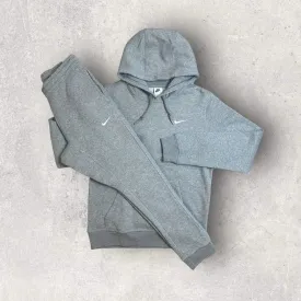 NIKE SWOOSH FLEECE TRACKSUIT - GREY