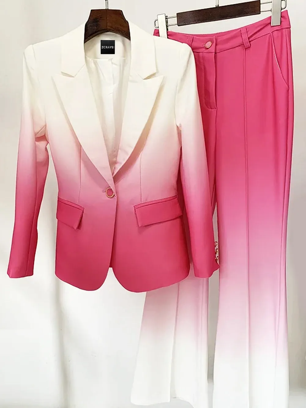 PENDENZA Blazer & Pants Set in Pink