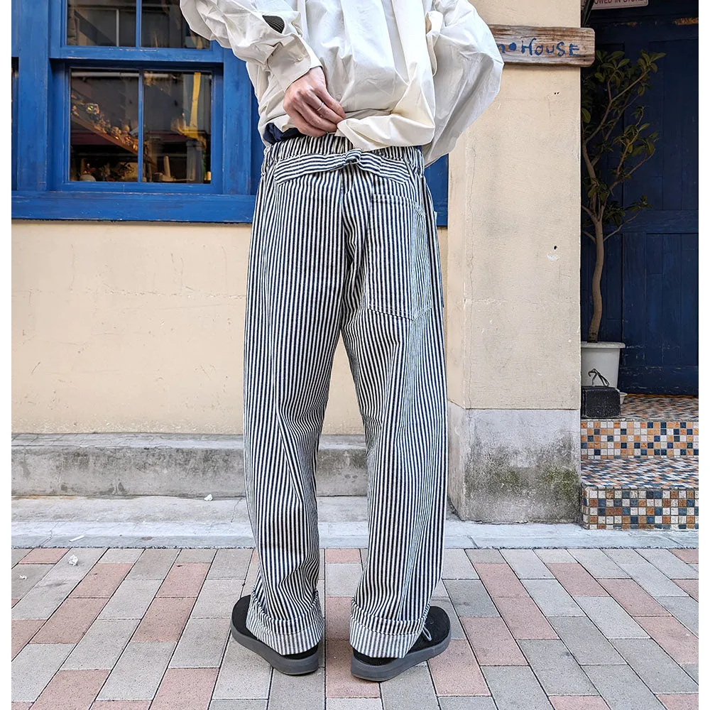 POST O'ALLS - E-Z ARMY NAVY Pants 2 - express stripe indigo - 3313-03