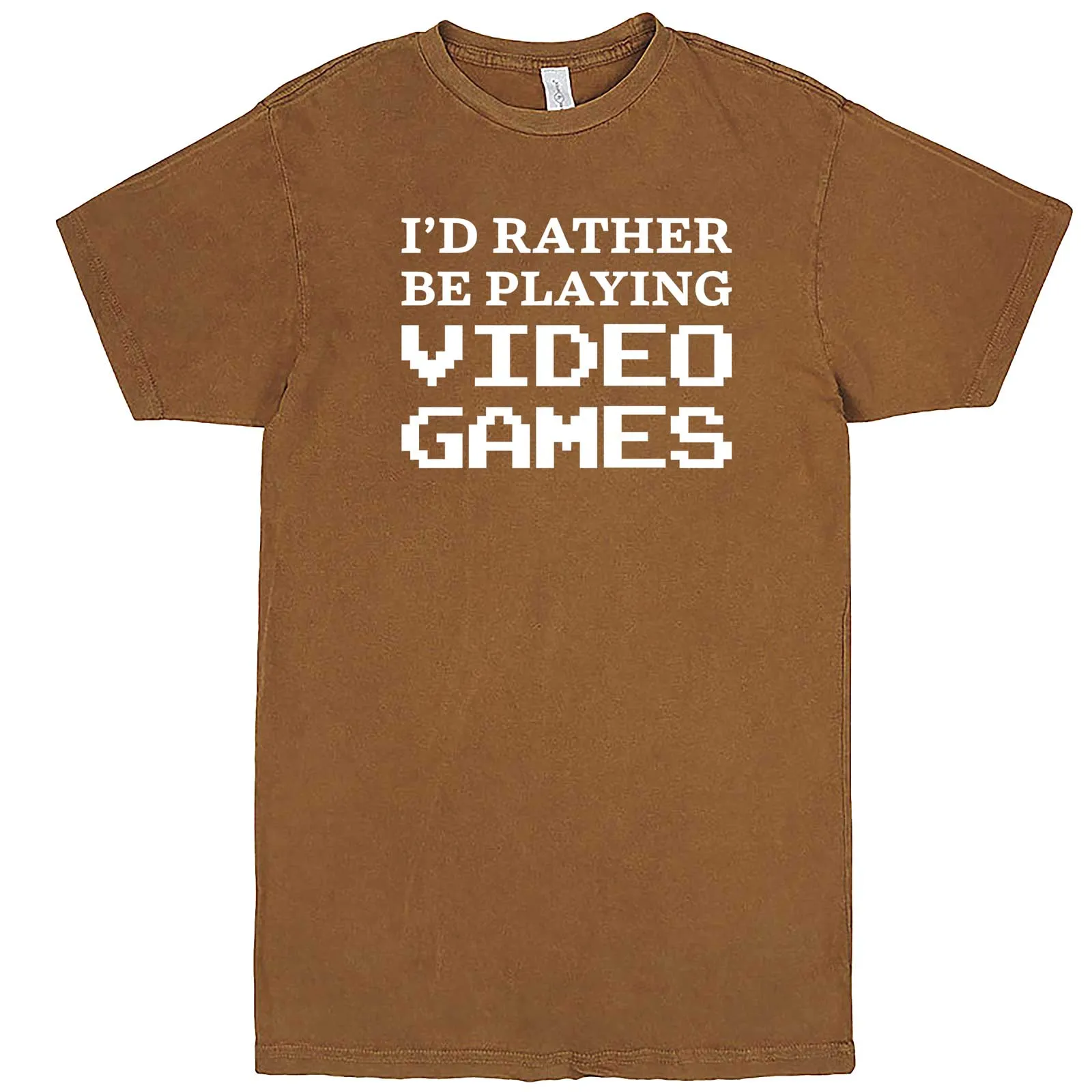 "I'd Rather Be Playing Video Games" men's t-shirt