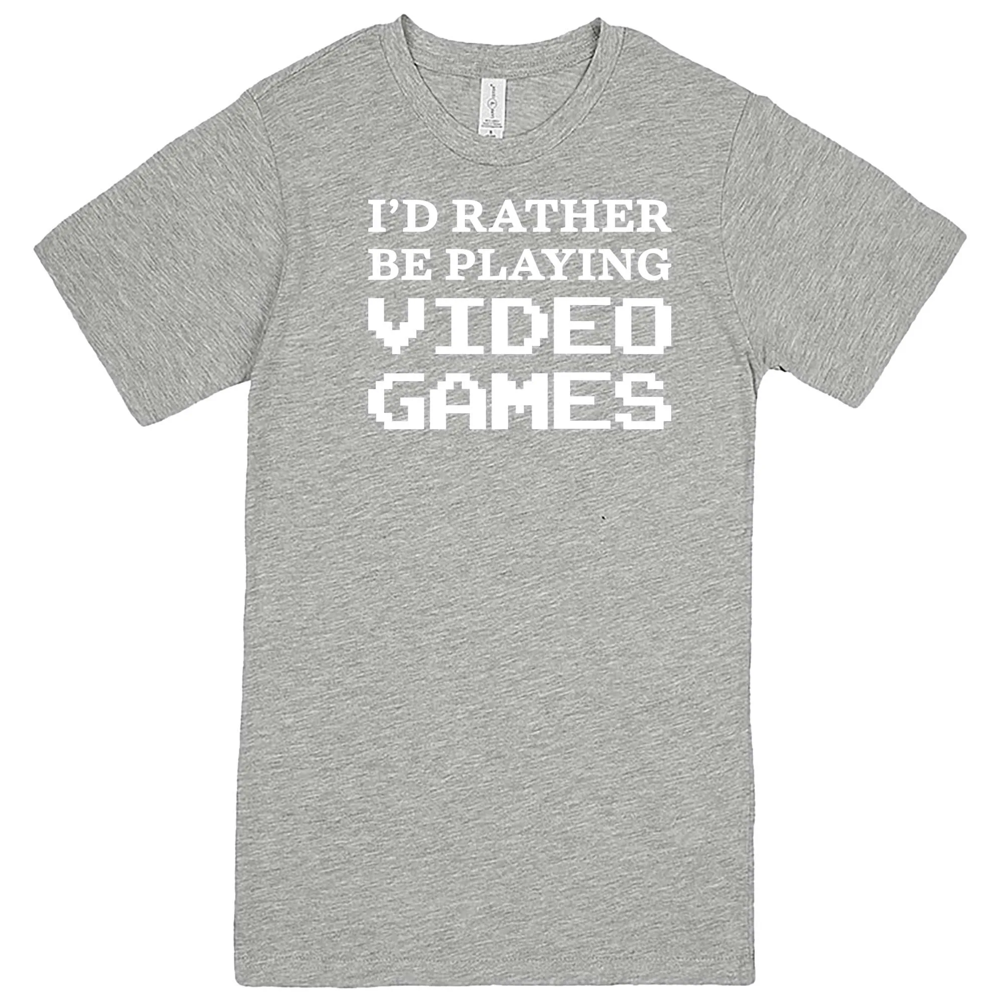 "I'd Rather Be Playing Video Games" men's t-shirt