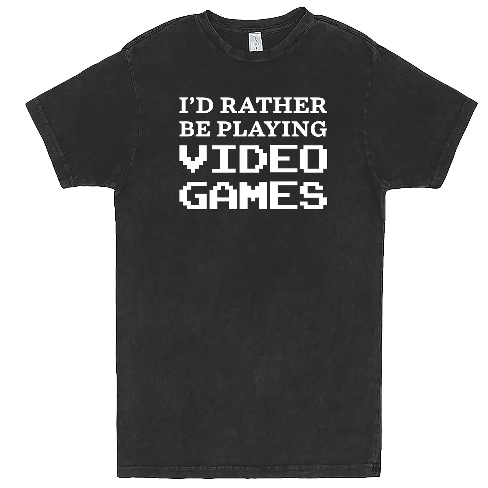 "I'd Rather Be Playing Video Games" men's t-shirt