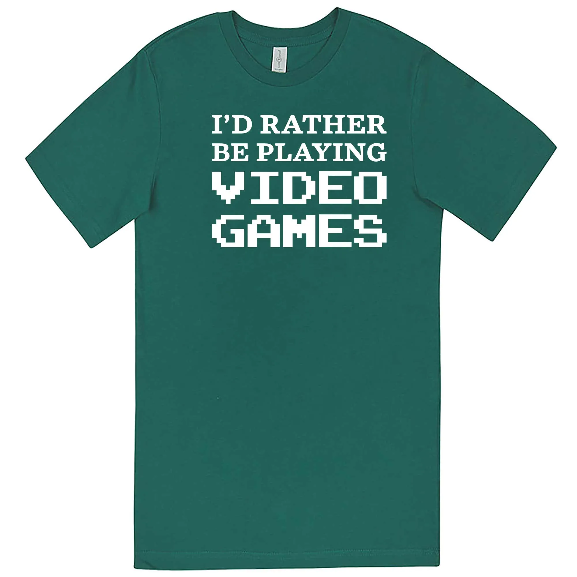 "I'd Rather Be Playing Video Games" men's t-shirt