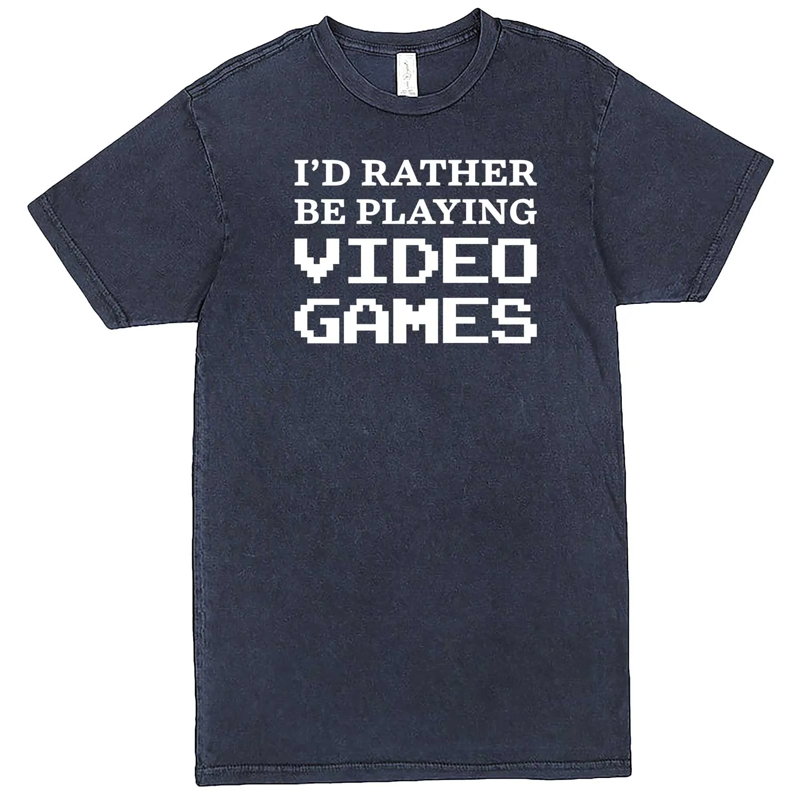 "I'd Rather Be Playing Video Games" men's t-shirt