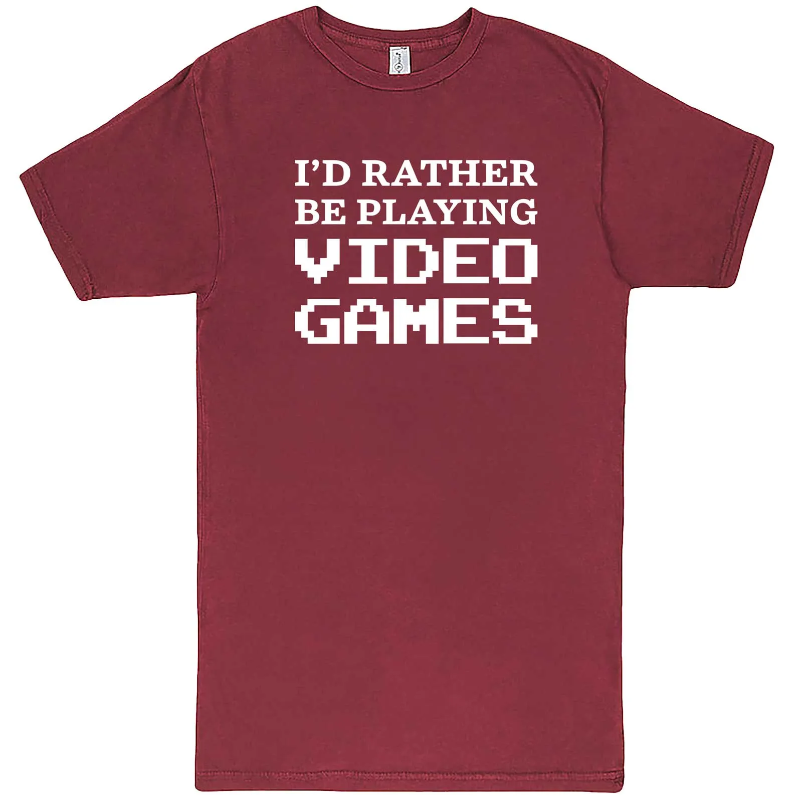 "I'd Rather Be Playing Video Games" men's t-shirt