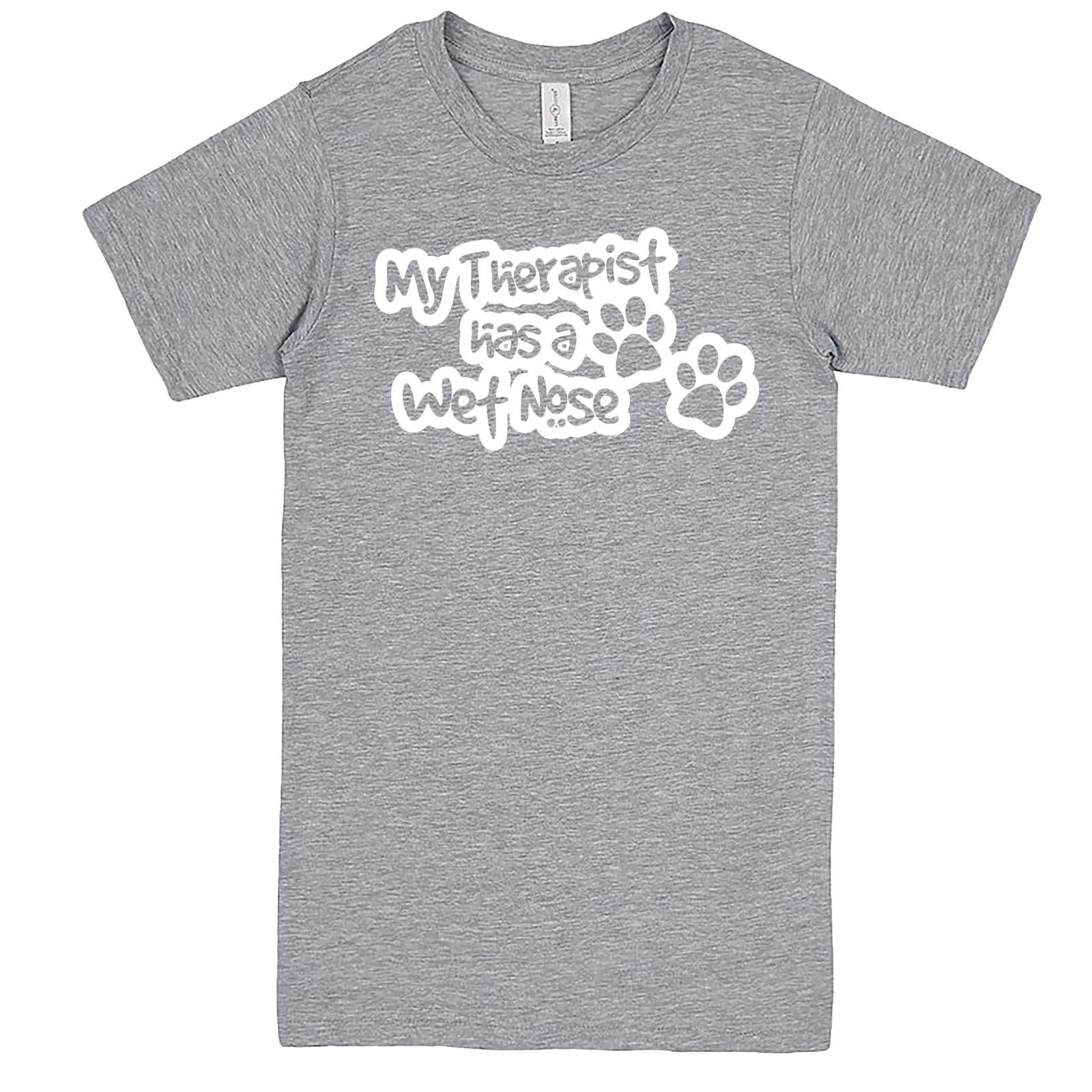 "My Therapist Has a Wet Nose" men's t-shirt