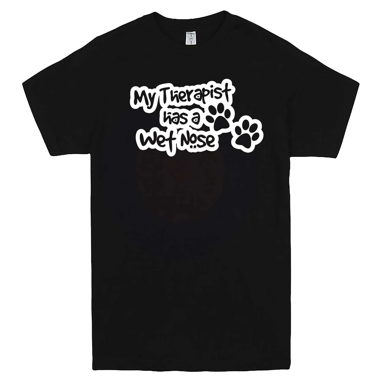 "My Therapist Has a Wet Nose" men's t-shirt