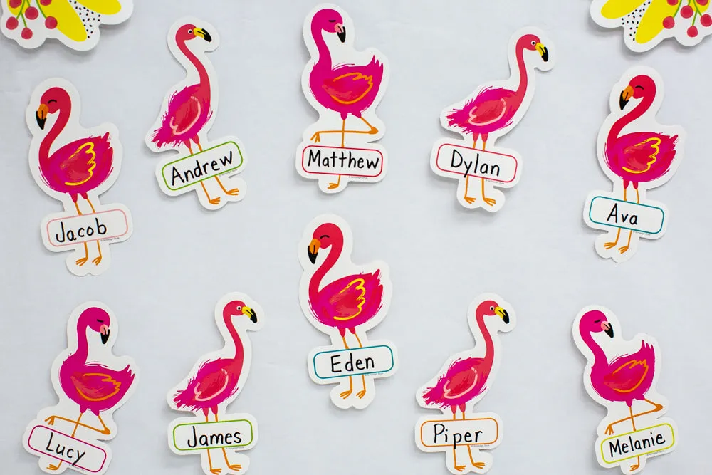 "Welcome to the Flock" Bulletin Board Set | Simply Stylish Tropical | UPRINT | Schoolgirl Style
