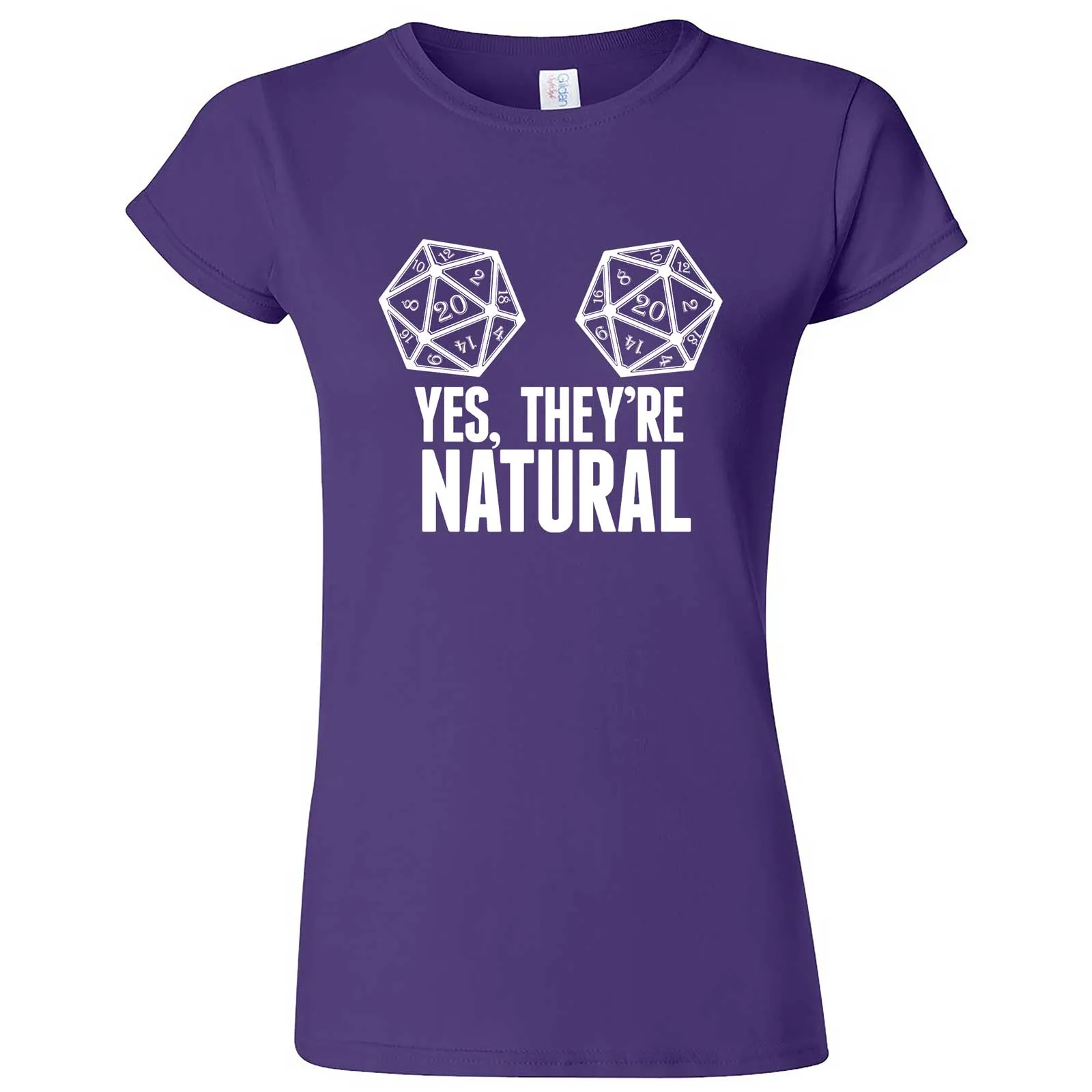 "Yes They're Natural" women's t-shirt
