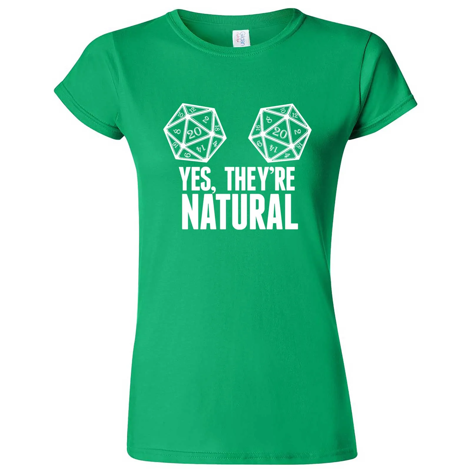 "Yes They're Natural" women's t-shirt