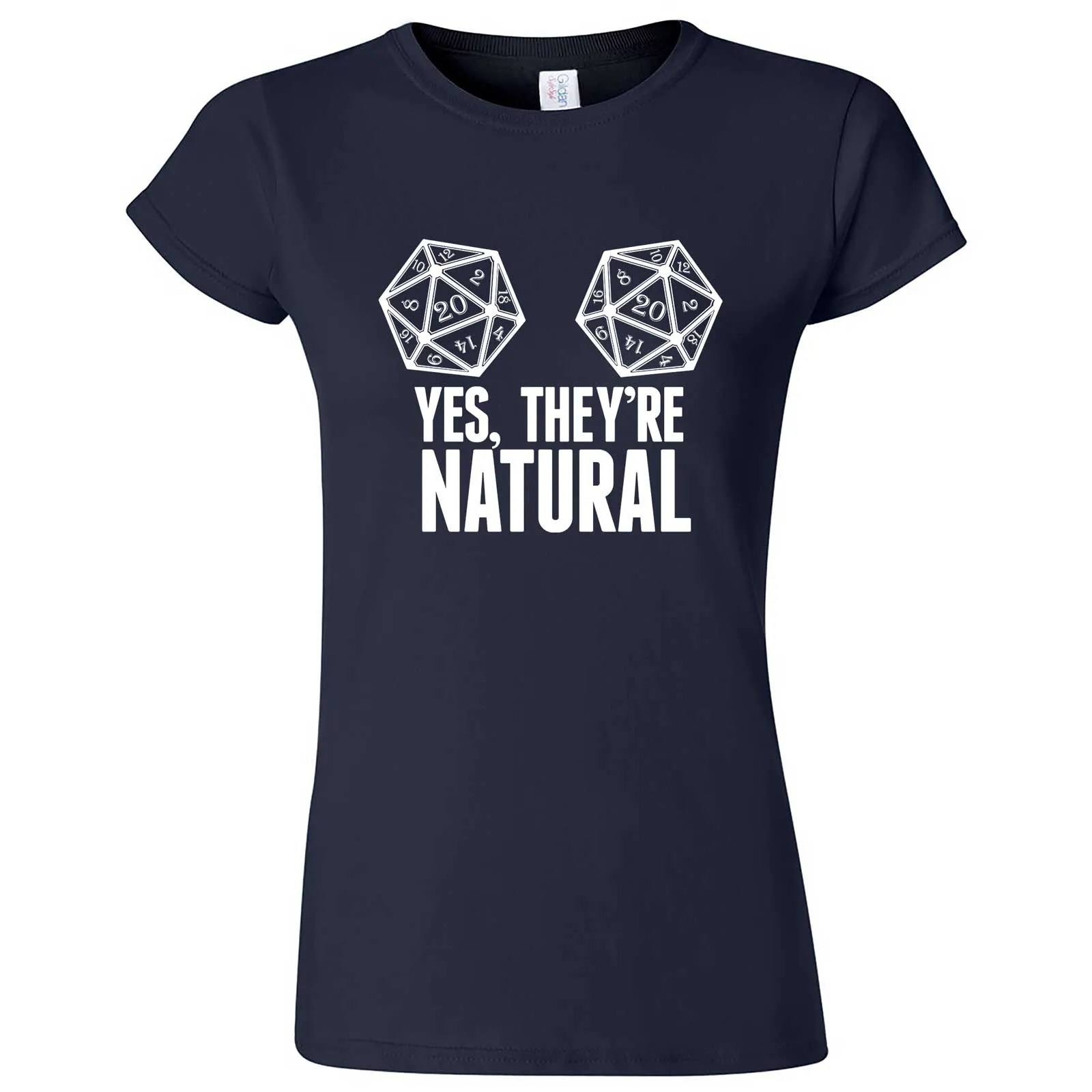 "Yes They're Natural" women's t-shirt