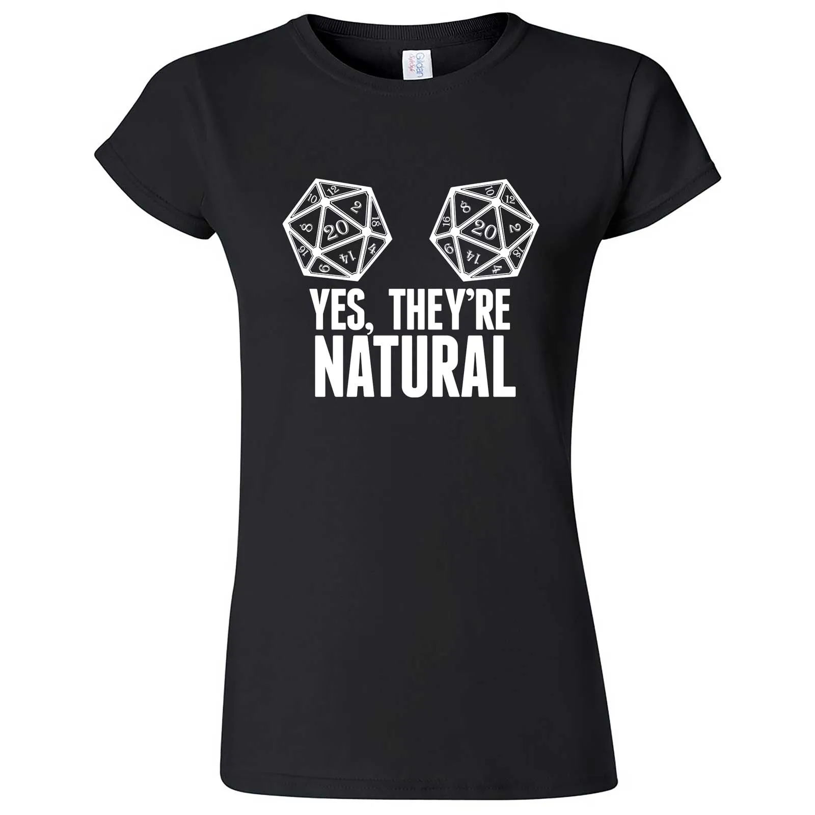 "Yes They're Natural" women's t-shirt