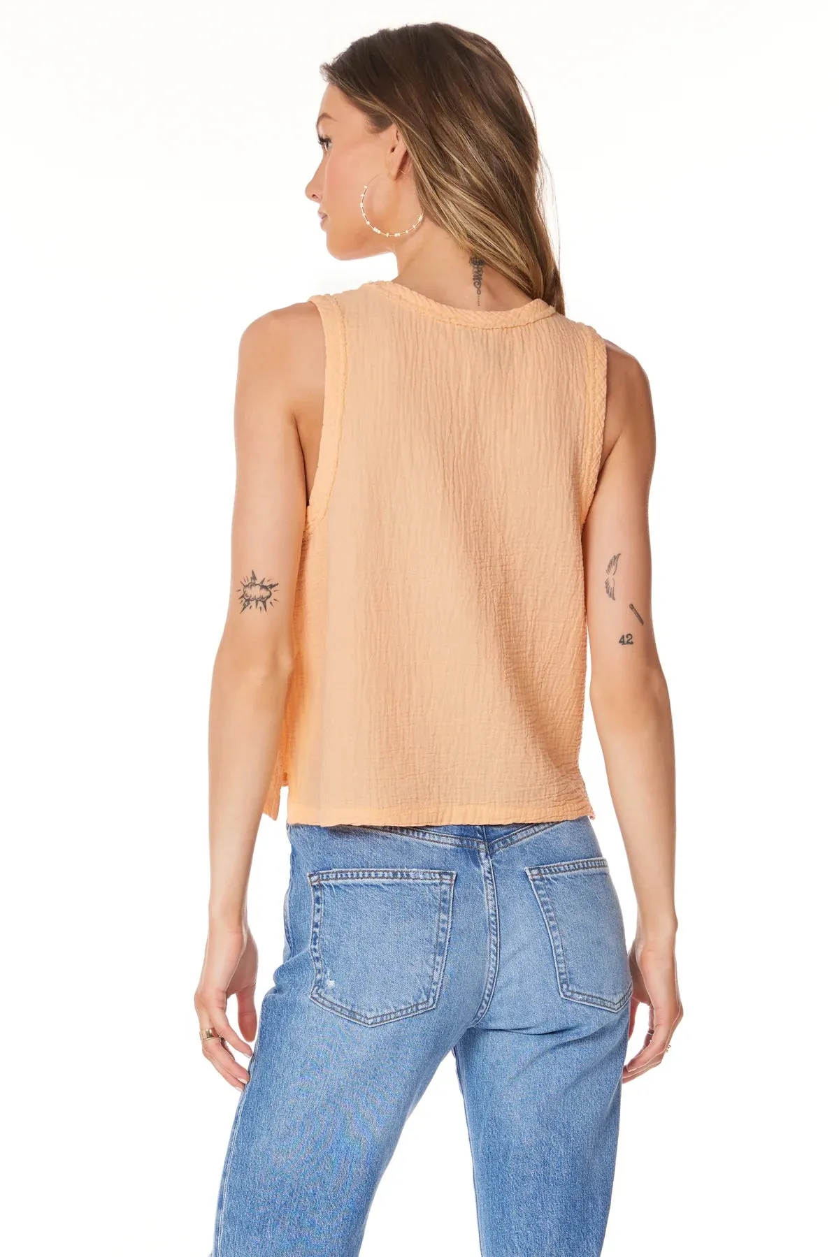 Raw Edge Tank