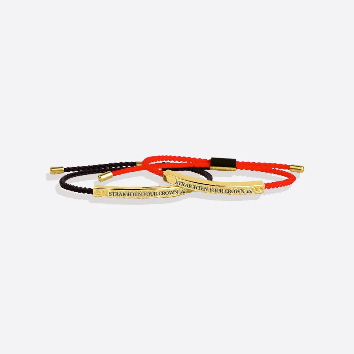 Remember Who You Are and Straighten Your Crown Tube Bracelet