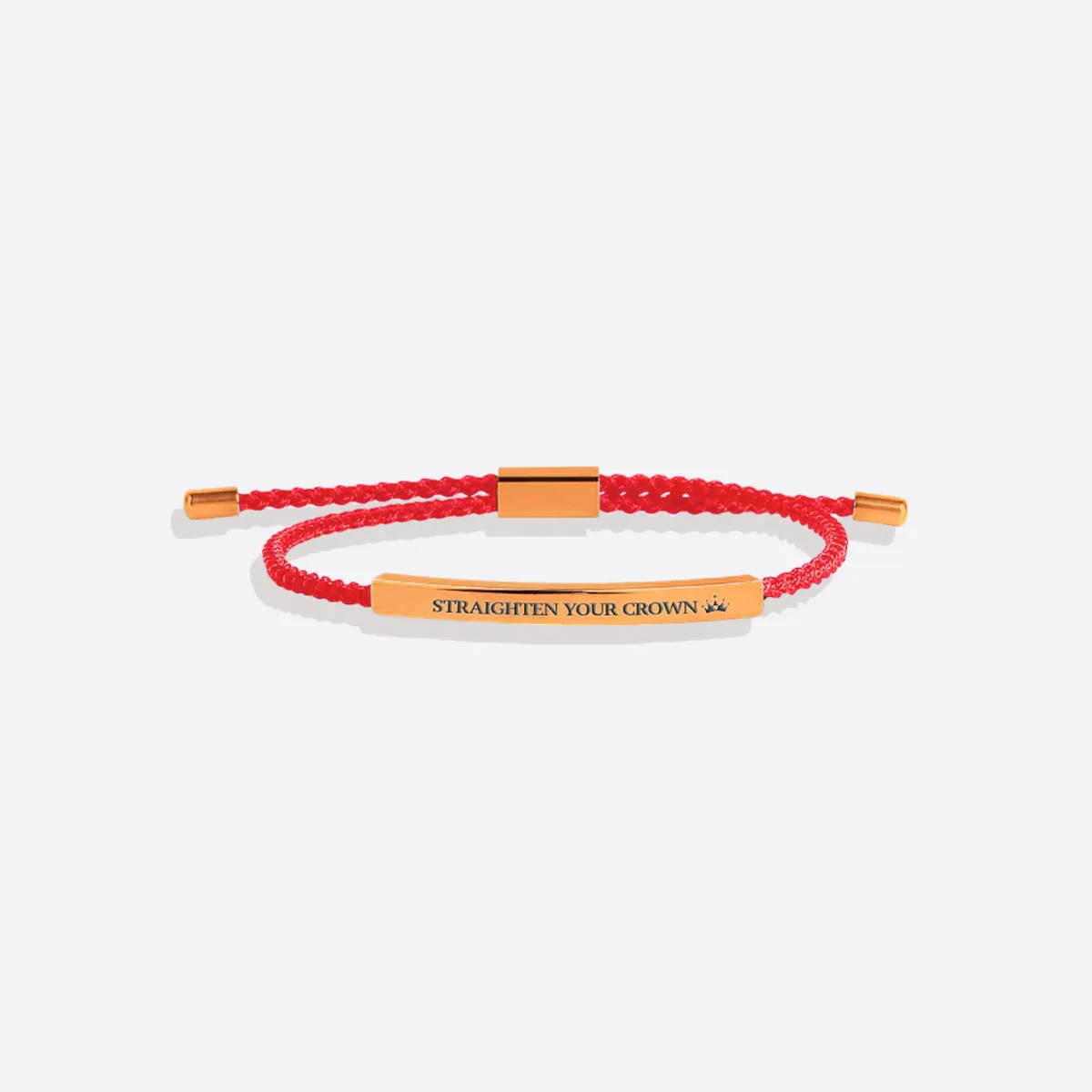 Remember Who You Are and Straighten Your Crown Tube Bracelet