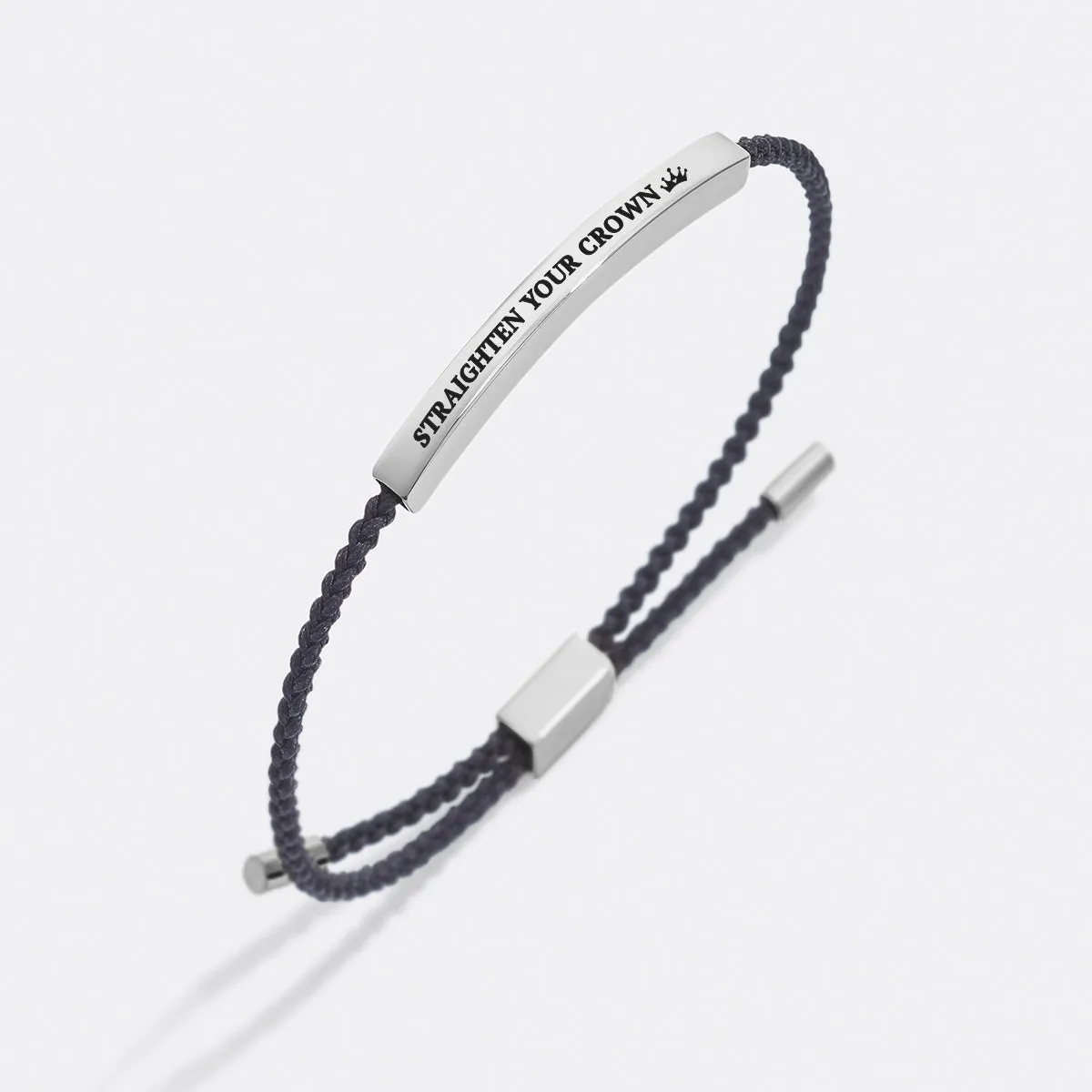 Remember Who You Are and Straighten Your Crown Tube Bracelet