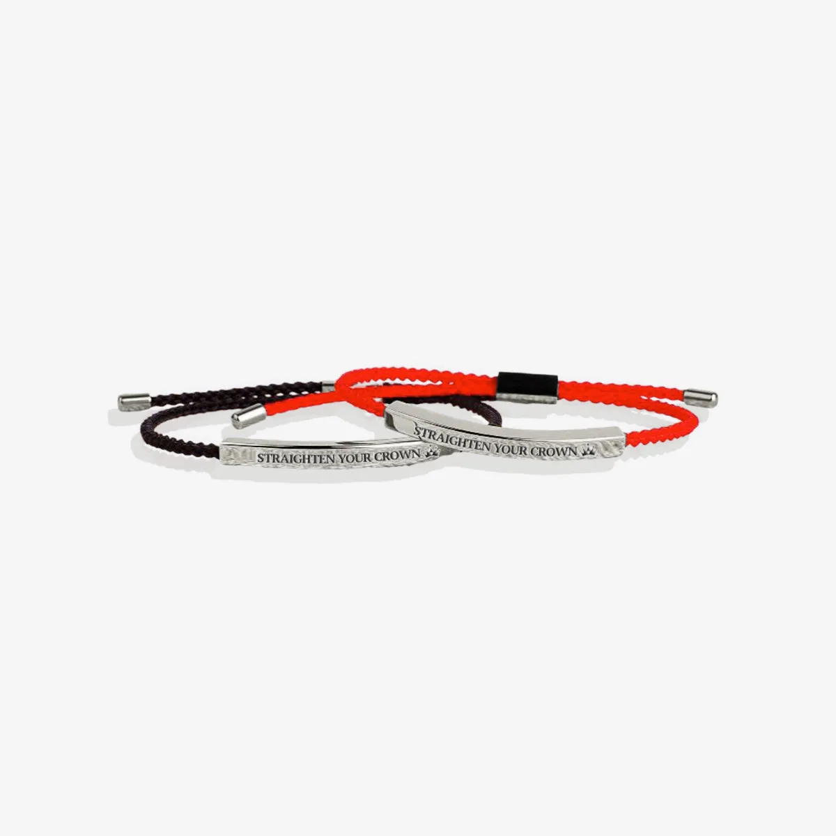 Remember Who You Are and Straighten Your Crown Tube Bracelet