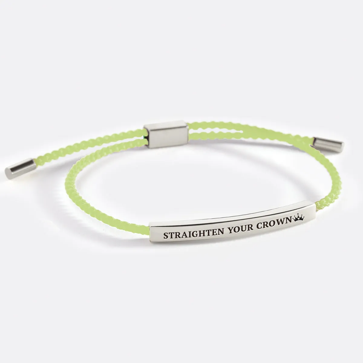 Remember Who You Are and Straighten Your Crown Tube Bracelet