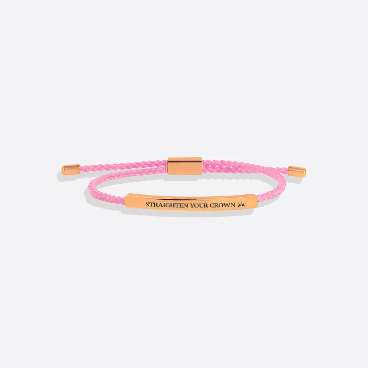 Remember Who You Are and Straighten Your Crown Tube Bracelet