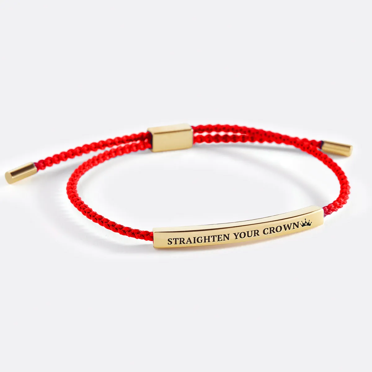 Remember Who You Are and Straighten Your Crown Tube Bracelet