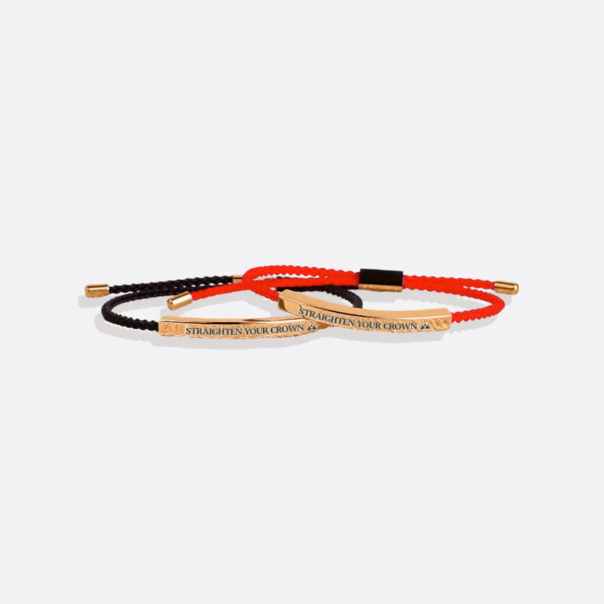 Remember Who You Are and Straighten Your Crown Tube Bracelet