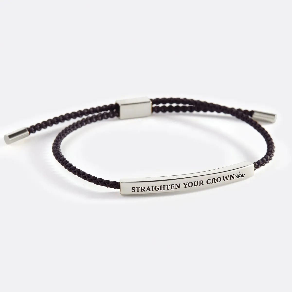 Remember Who You Are and Straighten Your Crown Tube Bracelet