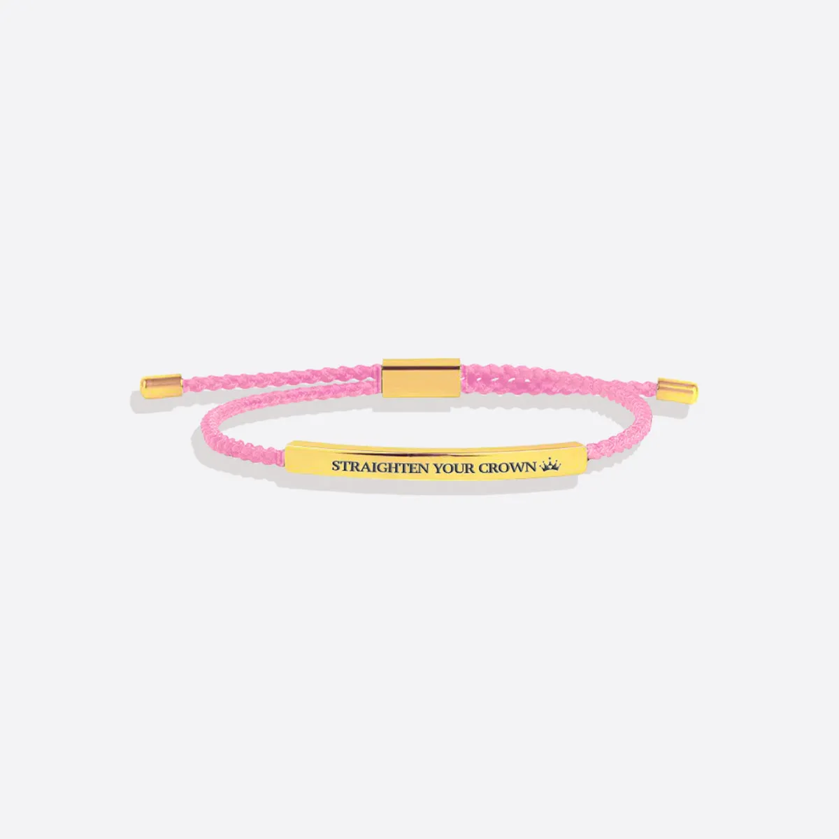 Remember Who You Are and Straighten Your Crown Tube Bracelet