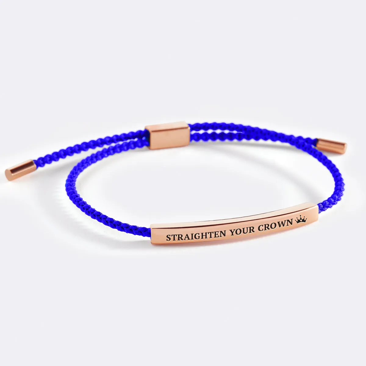 Remember Who You Are and Straighten Your Crown Tube Bracelet