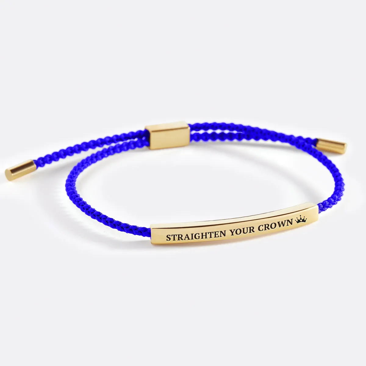 Remember Who You Are and Straighten Your Crown Tube Bracelet