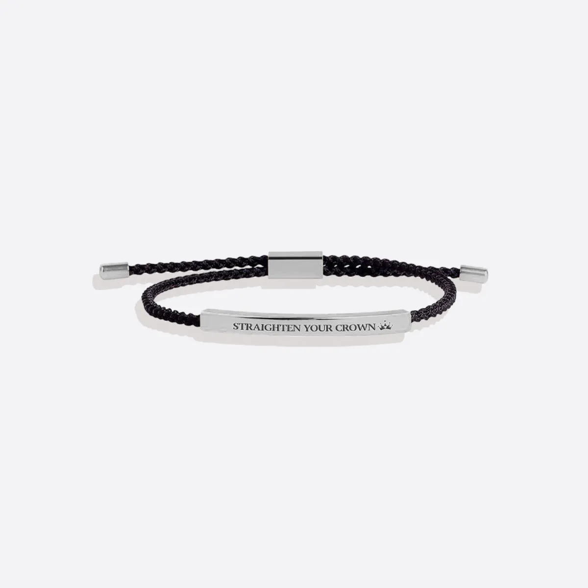 Remember Who You Are and Straighten Your Crown Tube Bracelet