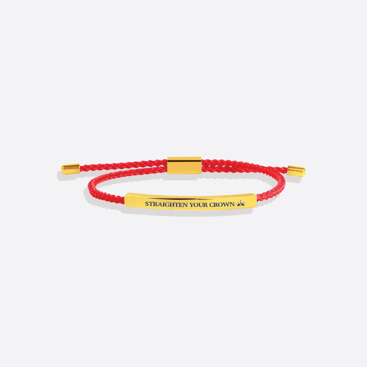 Remember Who You Are and Straighten Your Crown Tube Bracelet