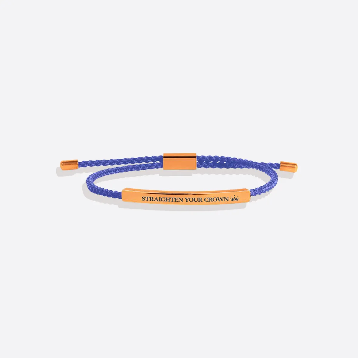 Remember Who You Are and Straighten Your Crown Tube Bracelet