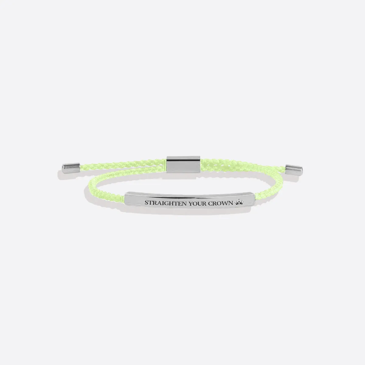 Remember Who You Are and Straighten Your Crown Tube Bracelet